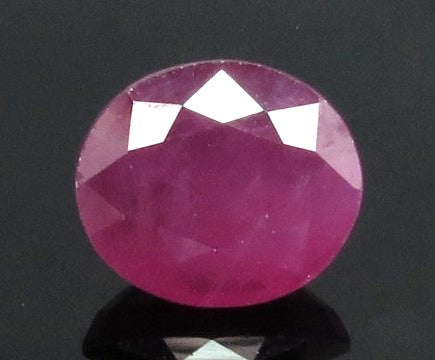 9.34/CT Natural Mozambique Ruby with Govt. Lab Certificate-(12210)