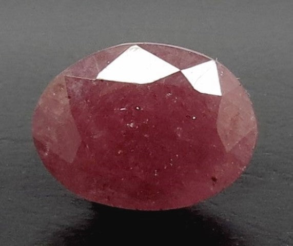 5.79/CT Natural Indian Ruby with Govt. Lab Certificate (1221)