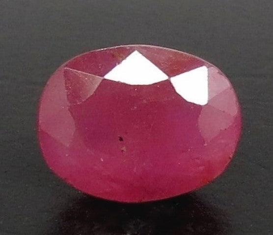 3.15/CT Natural Mozambique Ruby with Govt. Lab Certificate (12210)