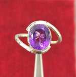 Load image into Gallery viewer, SILVER RING FOR ZODIAC SIGN CAPRICORN AND AQUARIUS FOR GIRL
