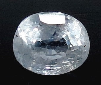 4.00/CT Natural White Sapphire with Govt Lab Certificate (23310)