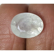 4.81 Ratti Natural White Sapphire with Govt Lab Certificate-(6771)