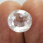 10.39 Ratti Natural White Topaz with Govt Lab Certificate - (1665)