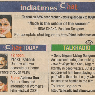 India times Chat